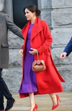Pregnant MEGHAN MARKLE at Town of Birkenhead in Merseyside 01/14/2019