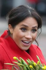 Pregnant MEGHAN MARKLE at Town of Birkenhead in Merseyside 01/14/2019