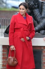 Pregnant MEGHAN MARKLE at Town of Birkenhead in Merseyside 01/14/2019