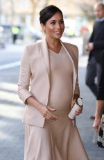 Pregnant MEGHAN MARKLE Leaves National Theatre in London 01/30/2019