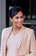 Pregnant MEGHAN MARKLE Leaves National Theatre in London 01/30/2019