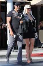 Pregnant SOPHIA VEGAS and Dan Charlier Out in Los Angeles 01/24/2019