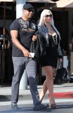 Pregnant SOPHIA VEGAS and Dan Charlier Out in Los Angeles 01/24/2019