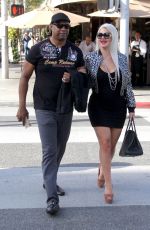 Pregnant SOPHIA VEGAS and Dan Charlier Out in Los Angeles 01/24/2019
