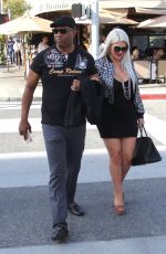 Pregnant SOPHIA VEGAS and Dan Charlier Out in Los Angeles 01/24/2019