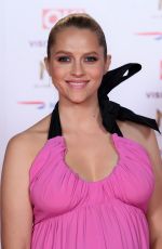 Pregnant TERESA PALMER at 2019 National Television Awards in London 01/22/2019