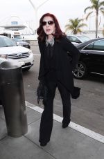 PRISCILLA PRESLEY at Los Angeles Intenrational Airport 01/10/2019