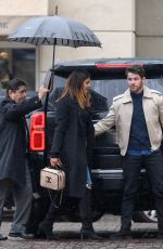 PRIYANKA CHOPRA and Nick Jonas Arrives at Peninsula Hotel in New York 01/17/2019