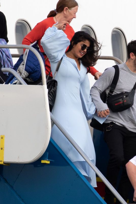 PRIYANKA CHOPRA and Nick Jonas Arrives in Caribbean 01/06/2019