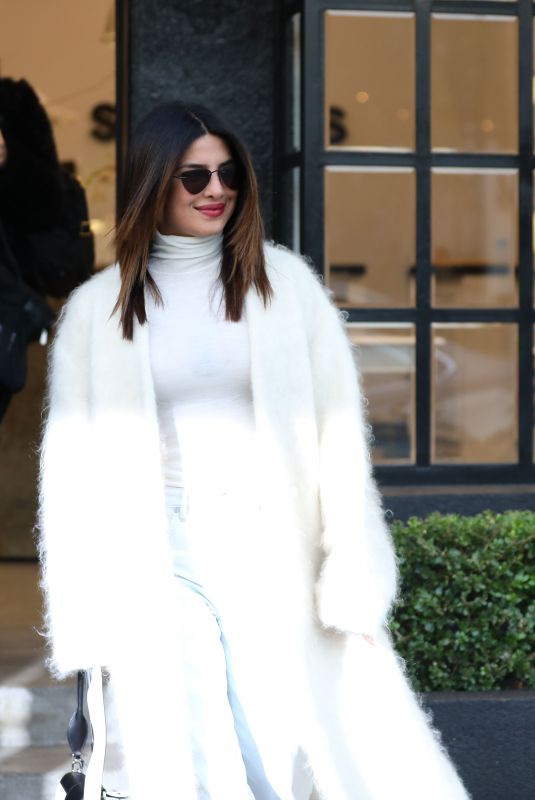 PRIYANKA CHOPRA Leaves a Hair Salon in Los Angeles 01/22/2019