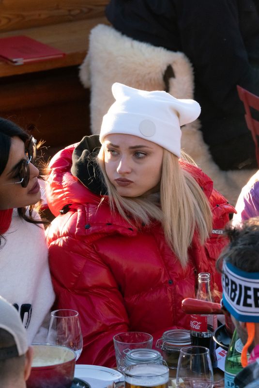 PRIYANKA CHOPRA, SOPHIE TURNER and Nick and Joe Jonas Out in Verbier 12/31/2018