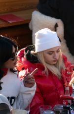 PRIYANKA CHOPRA, SOPHIE TURNER and Nick and Joe Jonas Out in Verbier 12/31/2018