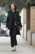 QUEEN LETIZIA OF SPAIN Out and About in Madrid 01/17/2019