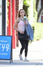 RACHAEL LEIGH COOK Leaves a Gym in Los Angeles 01/03/2019
