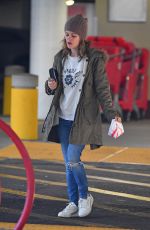 RACHEL BILSON Shopping at Target in Los Angeles 01/11/2019