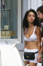 RAVEN LYNN and Jack Dorsey Out Shopping in St Barth 12/30/2018