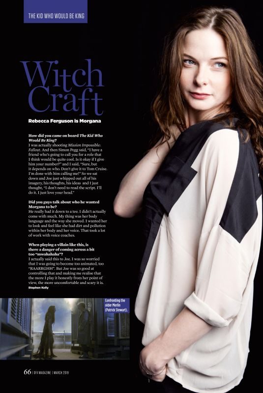 REBECCA FERGUSON in SFX Magazine, March 2019