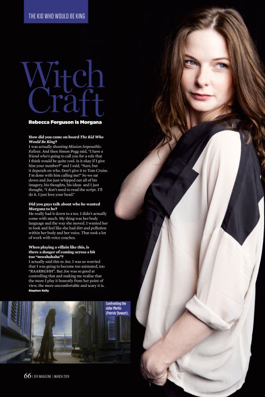 REBECCA FERGUSON in SFX Magazine, March 2019