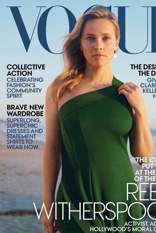 REESE WITHERSPOON in Vogue Magazine, February 2019