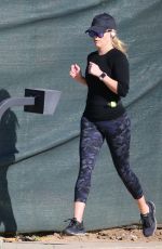 REESE WITHERSPOON Out Jogging in Brentwood 01/26/2019