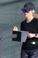 REESE WITHERSPOON Out Jogging in Brentwood 01/26/2019