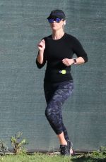 REESE WITHERSPOON Out Jogging in Brentwood 01/26/2019