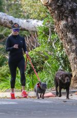 REESE WITHERSPOON Out with Her Dogs in Santa Monica 01/13/2019