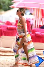 RHEA DURHAM in Swimsuit at a Beach in Barbados 01/05/2019