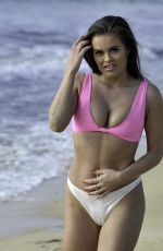 RHIANNE SAXBY in Bikini at a Beach in Spain 01/08/2019