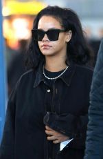 RIHANNA at JFK Airport in New York 01/28/2019