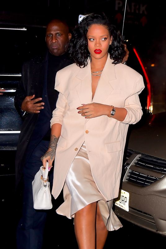 RIHANNA Night Out in New York 01/29/2019