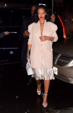 RIHANNA Out for Dinner in New York 01/29/2019
