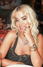 RITA ORA at ABB FIA Formula E Championship Dinner in Santiago 01/26/2019