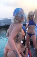 RITA ORA in Bikini on Vacation in Maldives - Instagram Pictures, January 2019