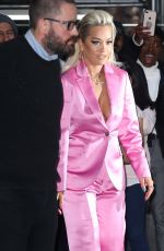 RITA ORA Leaves a Hotel in New York 01/16/2019