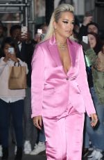 RITA ORA Leaves a Hotel in New York 01/16/2019