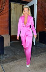 RITA ORA Leaves a Hotel in New York 01/16/2019