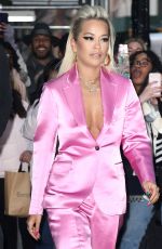 RITA ORA Leaves a Hotel in New York 01/16/2019