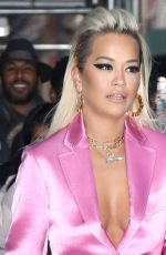 RITA ORA Leaves a Hotel in New York 01/16/2019