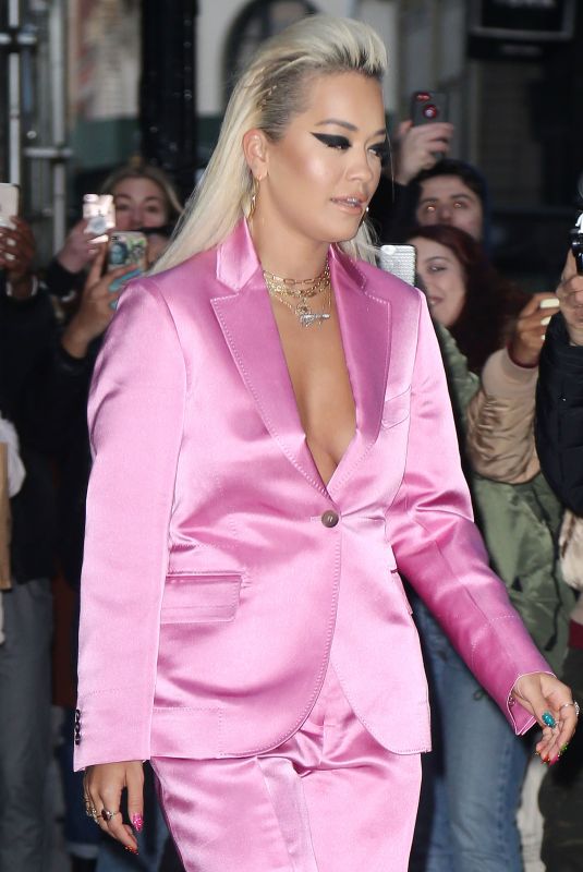 RITA ORA Leaves a Hotel in New York 01/16/2019