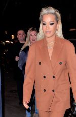 RITA ORA Leaves a Restaurant in New York 01/16/2019