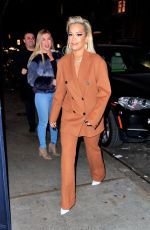 RITA ORA Leaves a Restaurant in New York 01/16/2019