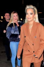 RITA ORA Leaves a Restaurant in New York 01/16/2019