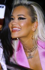 RITA ORA Leaves Her Hotel in New York 01/16/2019