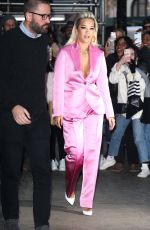 RITA ORA Leaves Her Hotel in New York 01/16/2019