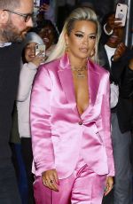 RITA ORA Leaves Her Hotel in New York 01/16/2019