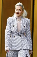 RITA ORA Leaves Her Hotel in New York 01/17/2019