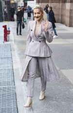 RITA ORA Leaves Her Hotel in New York 01/17/2019