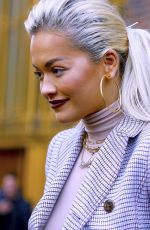 RITA ORA Leaves Z100 Studio in New York 01/17/2019