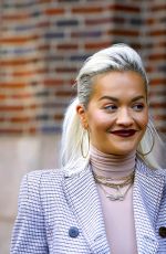RITA ORA Leaves Z100 Studio in New York 01/17/2019